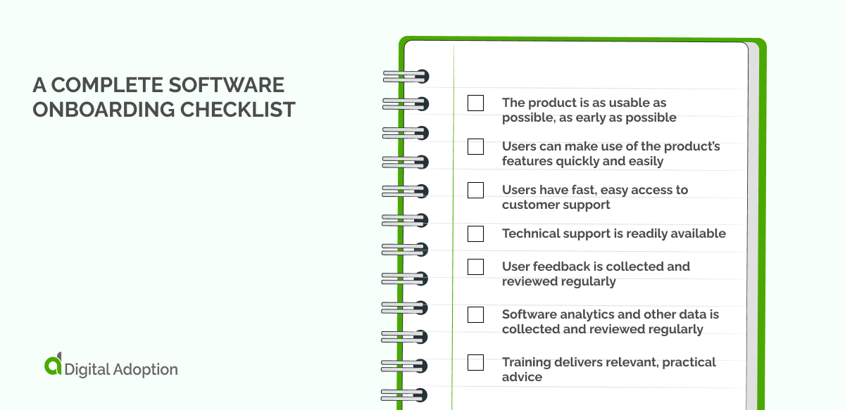 A Complete Software Onboarding Checklist