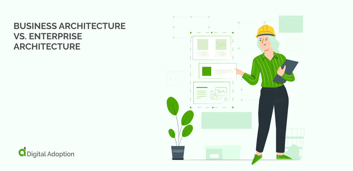 Business architecture vs. enterprise architecture