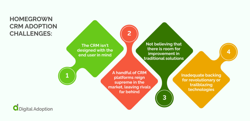 Homegrown CRM Adoption Challenges_