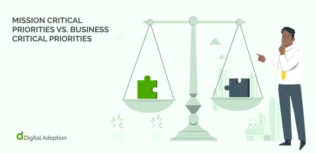 Mission Critical Priorities vs. Business Critical Priorities