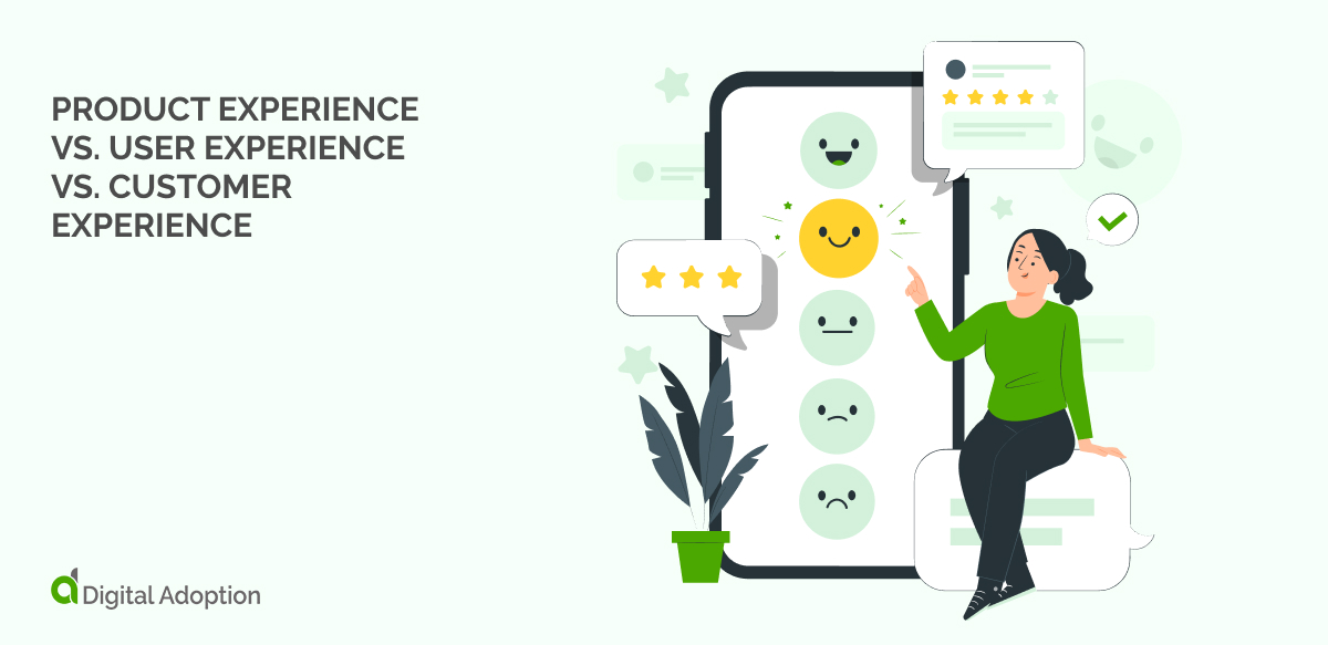 Product Experience vs. User Experience vs. Customer Experience