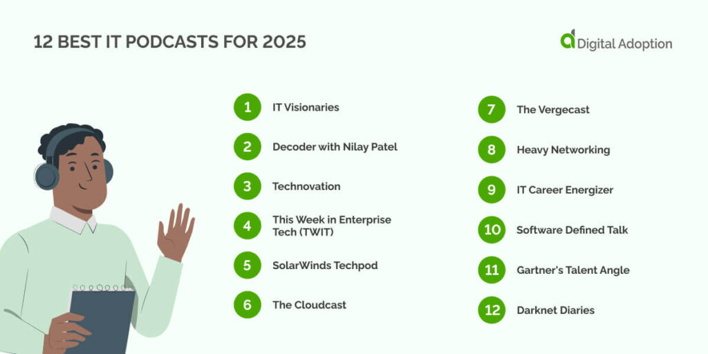 12 Best IT Podcasts for 2025