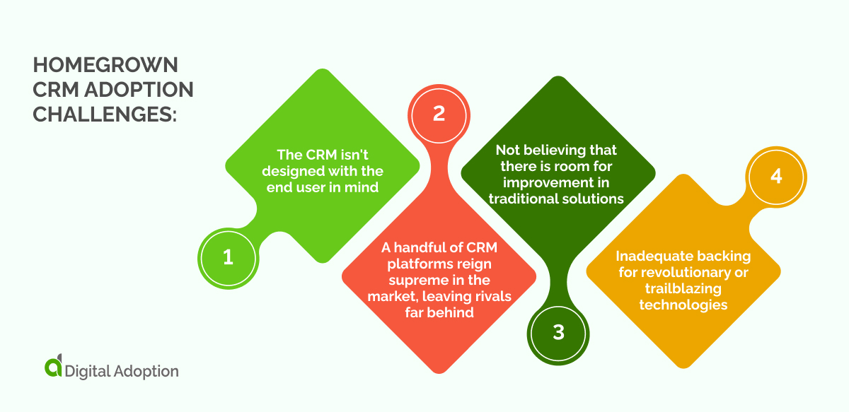 Homegrown CRM Adoption Challenges_