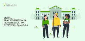 Digital transformation in higher education: Overview + examples