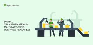 Digital transformation in manufacturing: Overview + examples