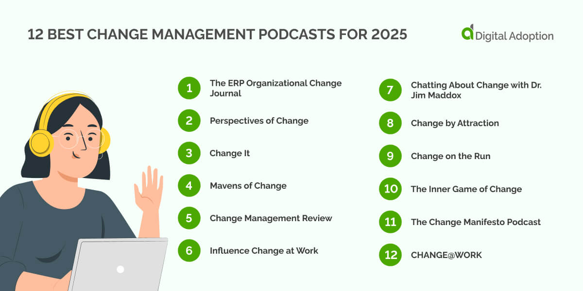 12 Best change management podcasts for 2025