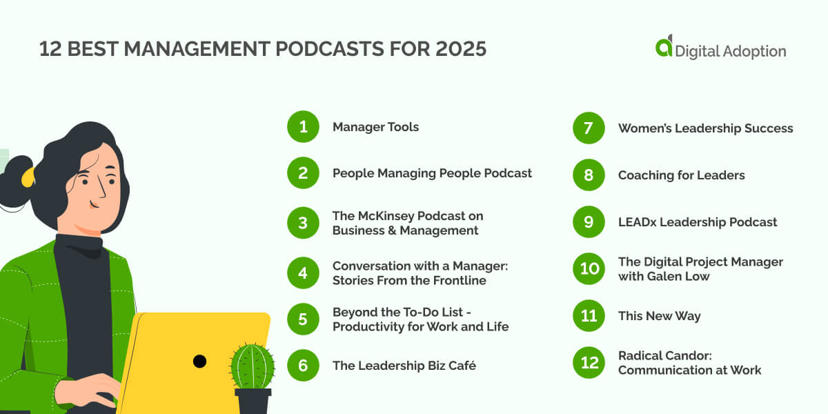 12 Best management podcasts for 2025
